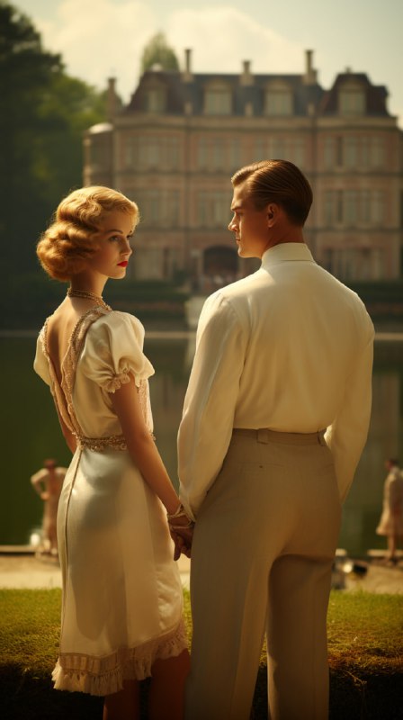 Great Gatsby Film Still on a Sunny Day Asymmetric