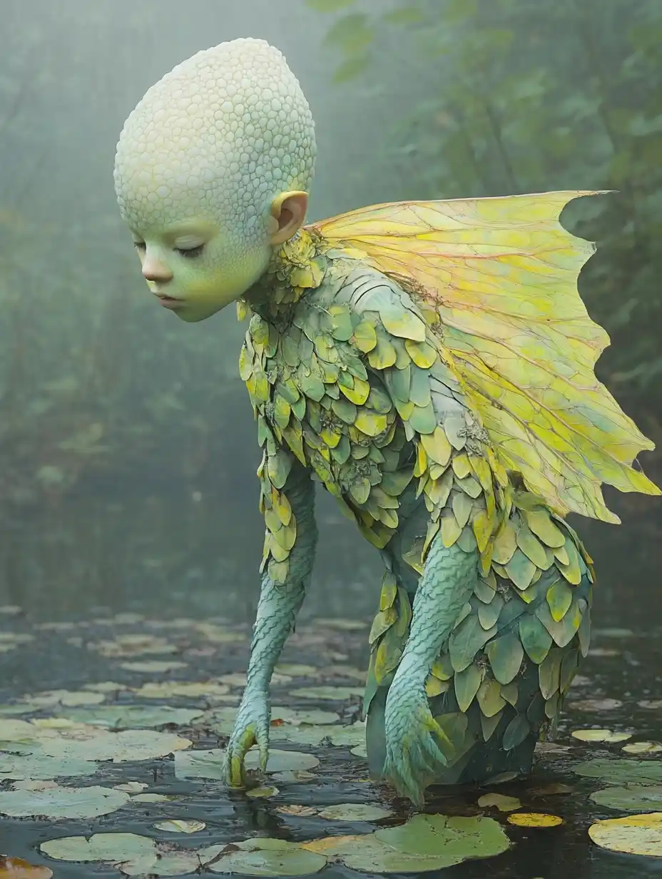 Neon Yellow Creature Dancing