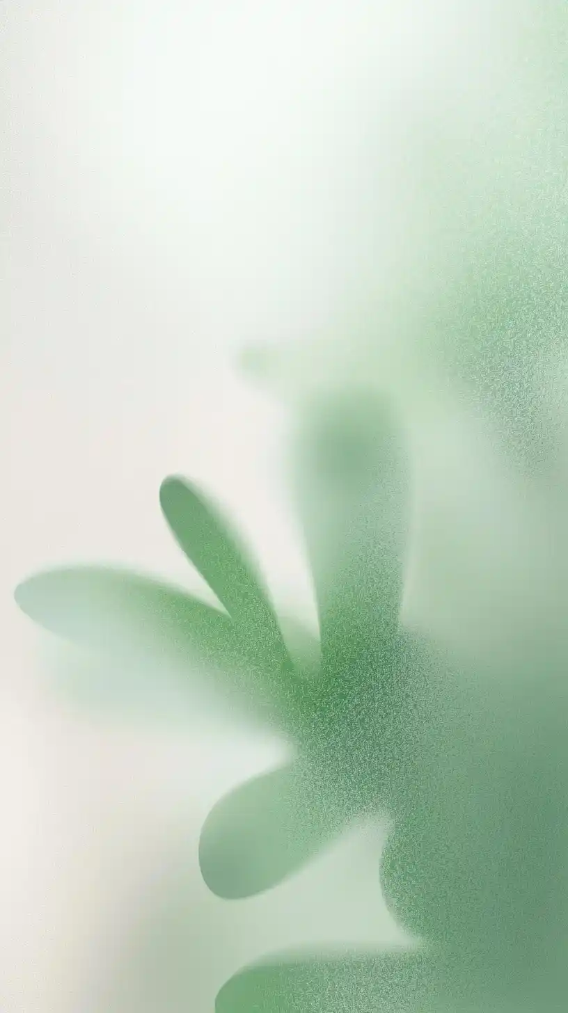 Diffuse Green Leaves Poster