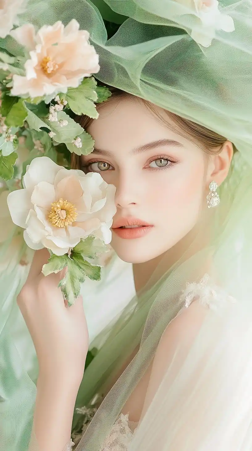 Elegant Hands with Flowers