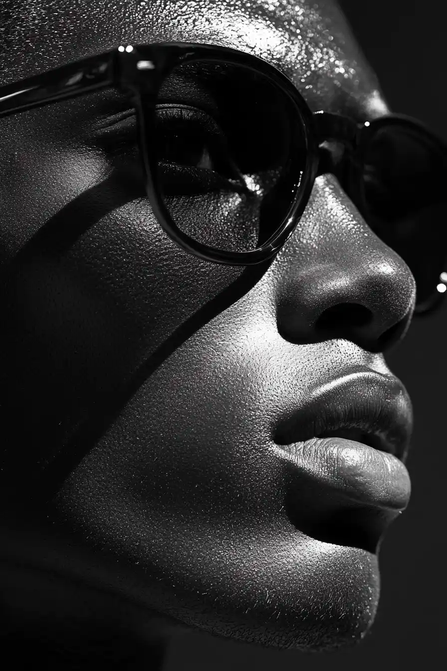 Close-Up Male Model Portrait