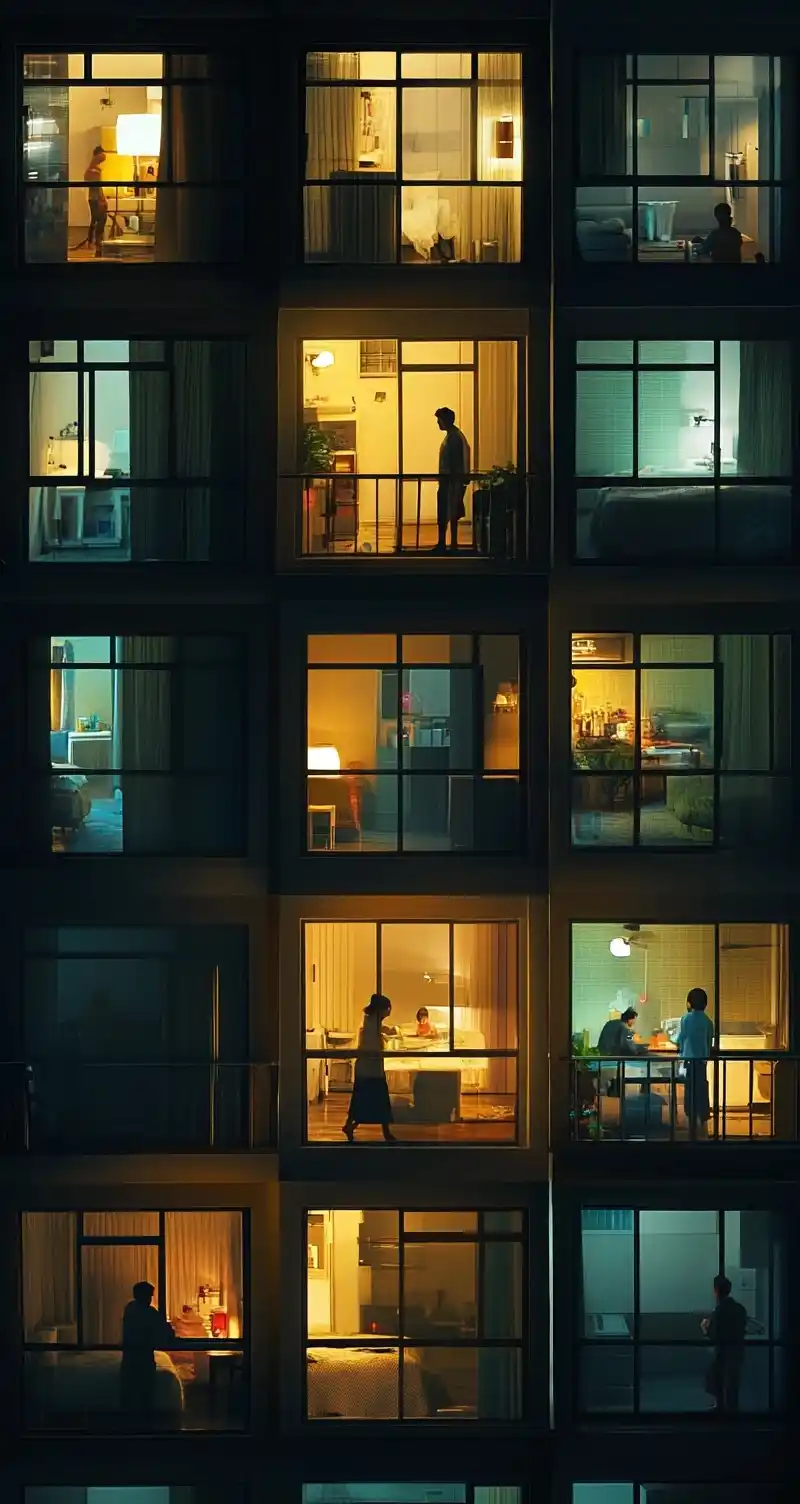 Apartment Life in Shadows