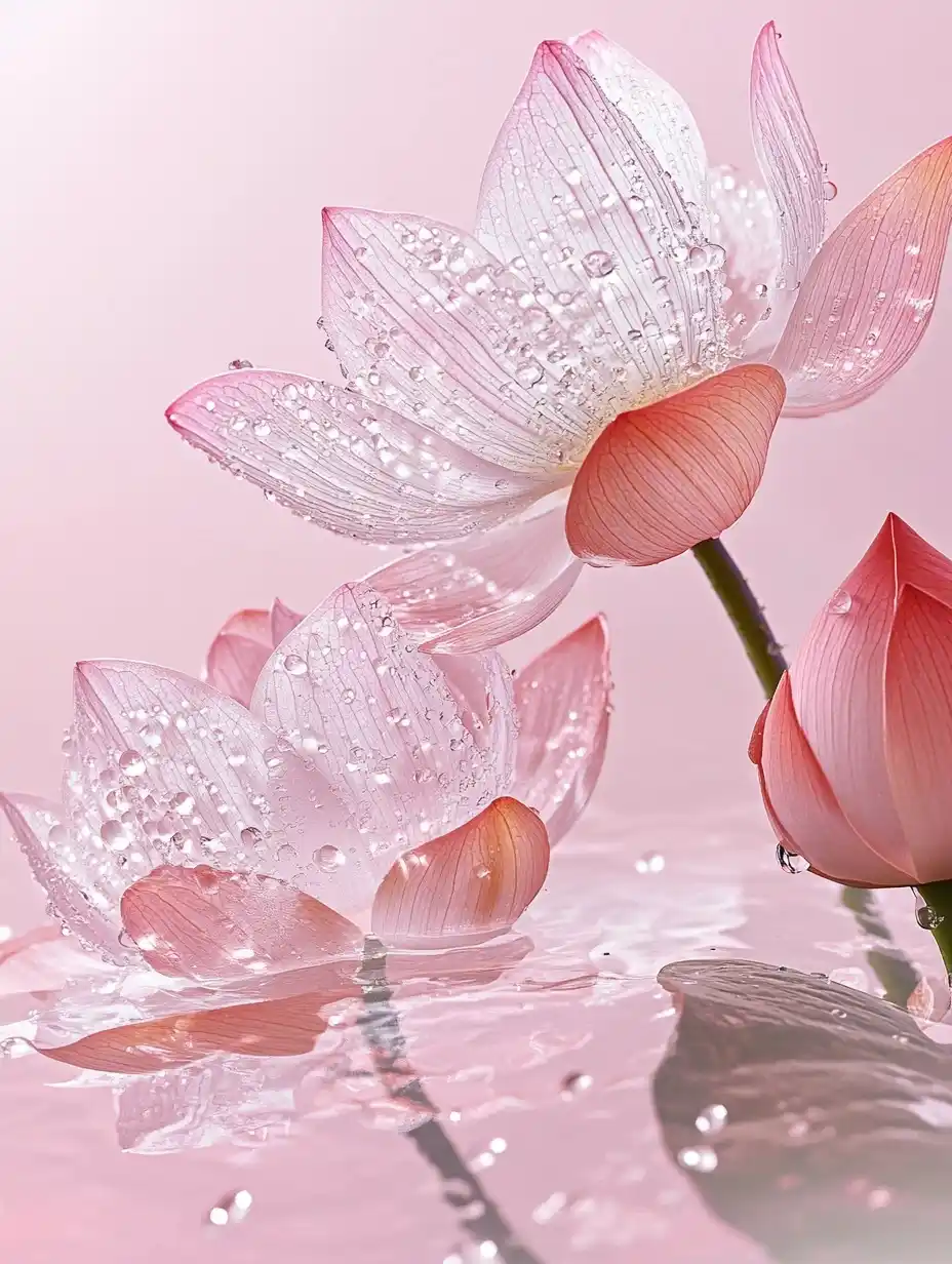 X-Ray Macro Lotus Flowers