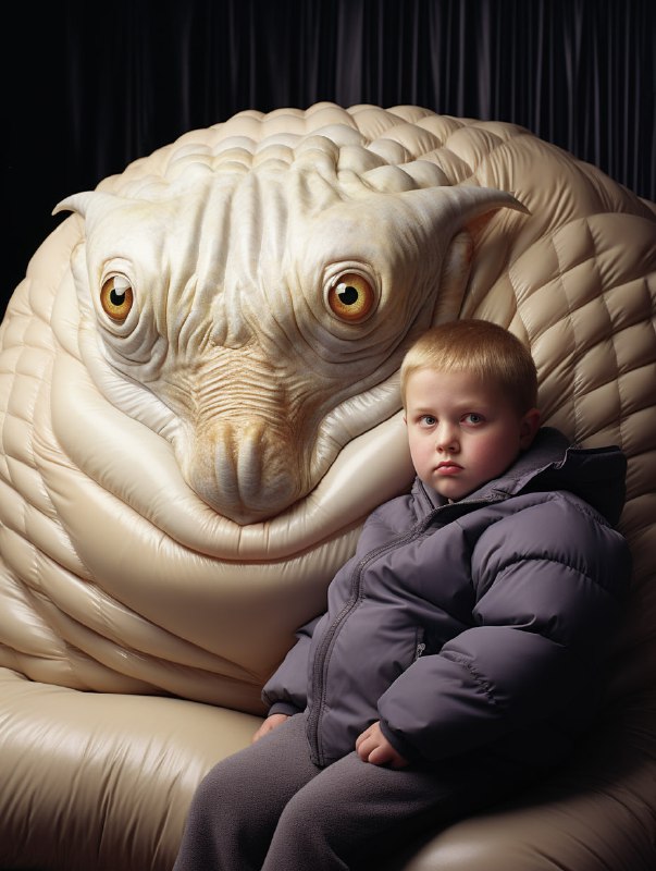 Morbidly Obese Figure Patricia Piccinini Style Sculpture