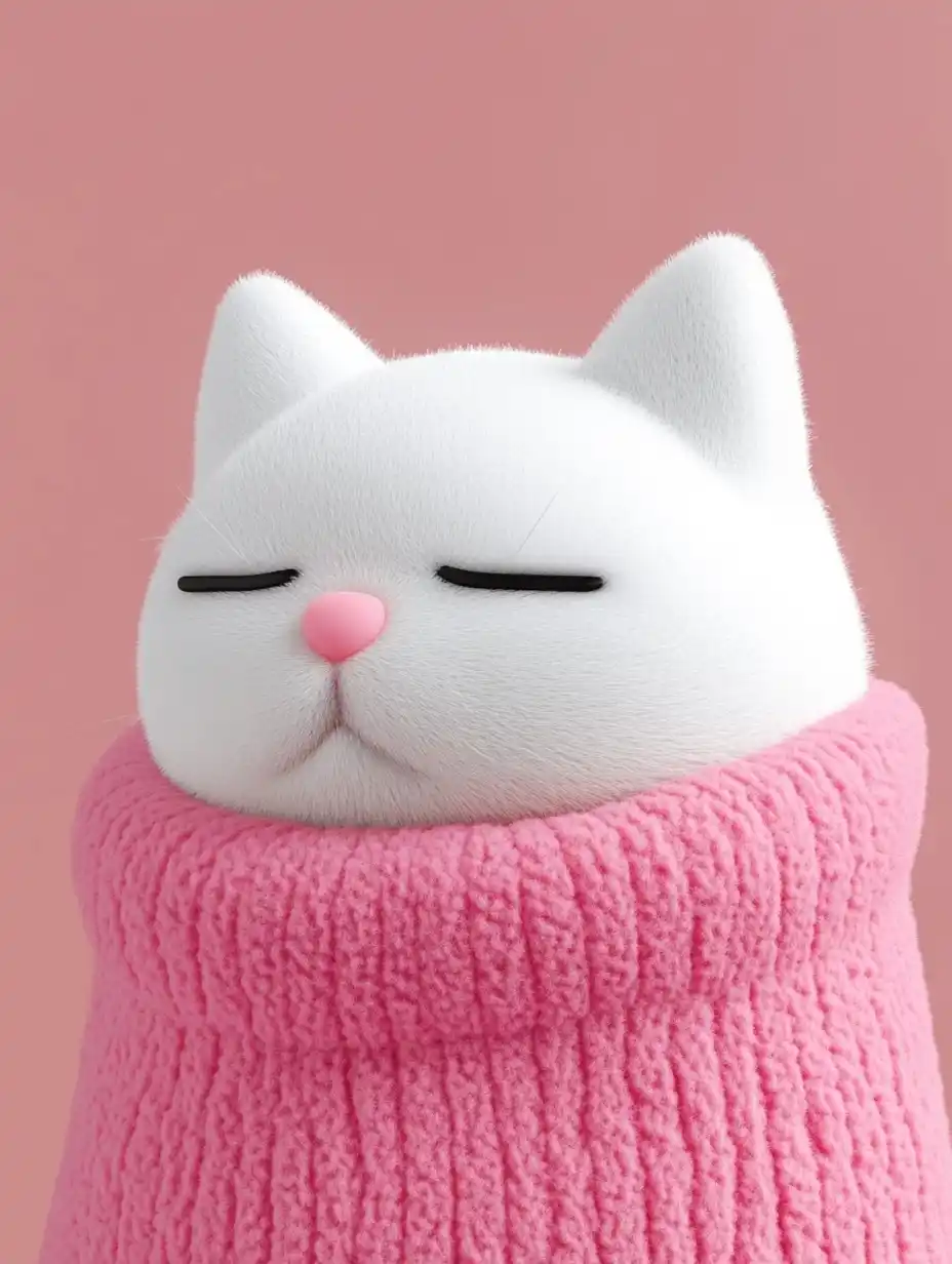 Tuxedo Cat in Cashmere