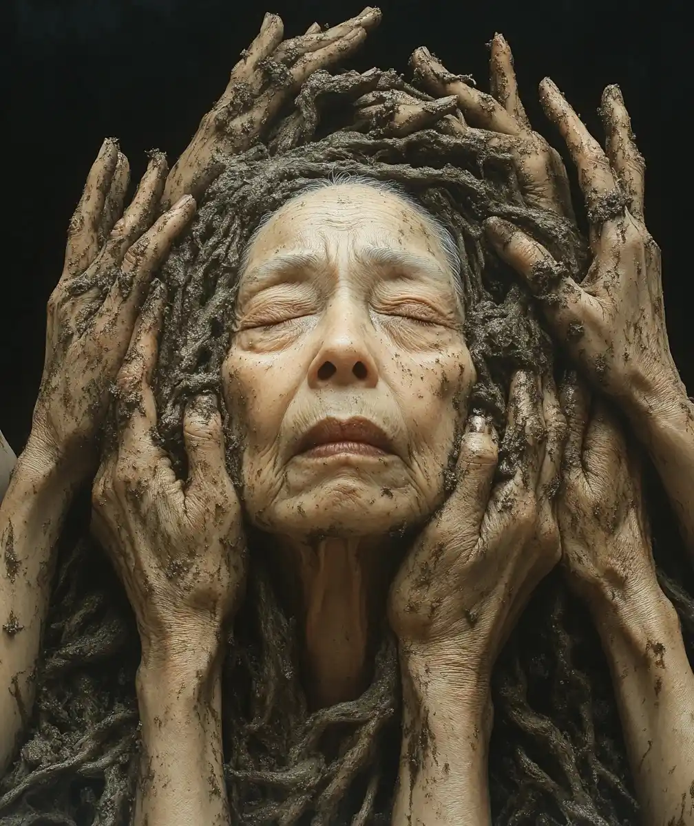 Mud-Covered Women by Yamamoto