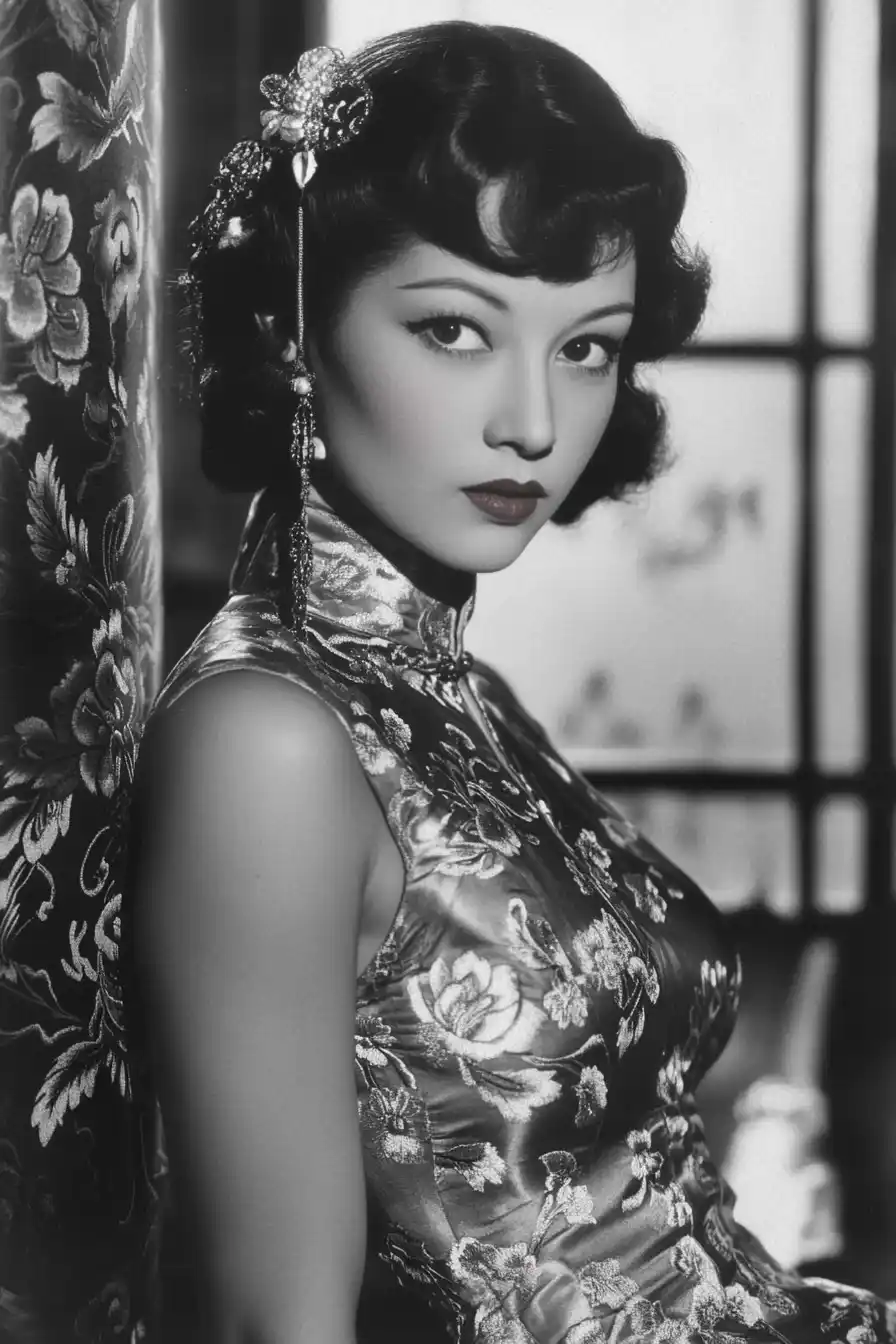 Dramatic Cheongsam in Shanghai