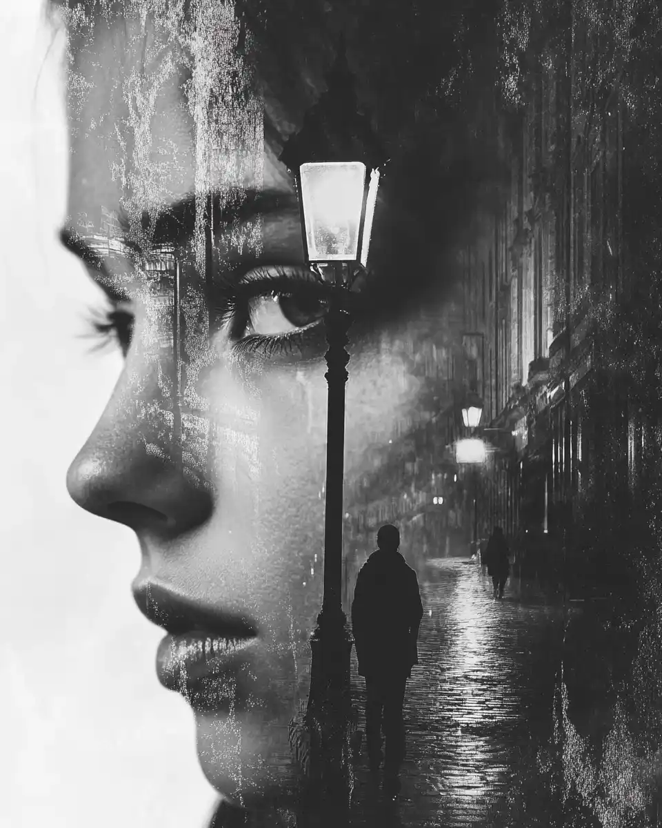 Double Exposure Night Scene