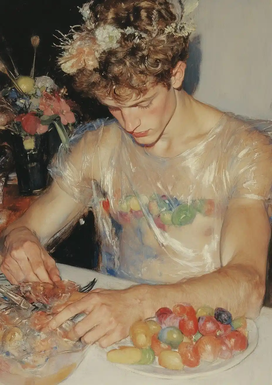 Pre-Raphaelite Male Muse