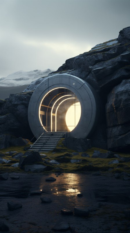 Arctic Seed Bank Guarded Entrance Cinematic Scene