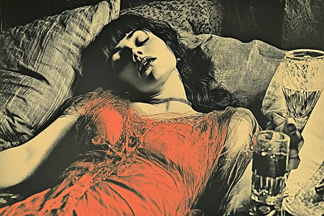 Asian Woman in Lounge