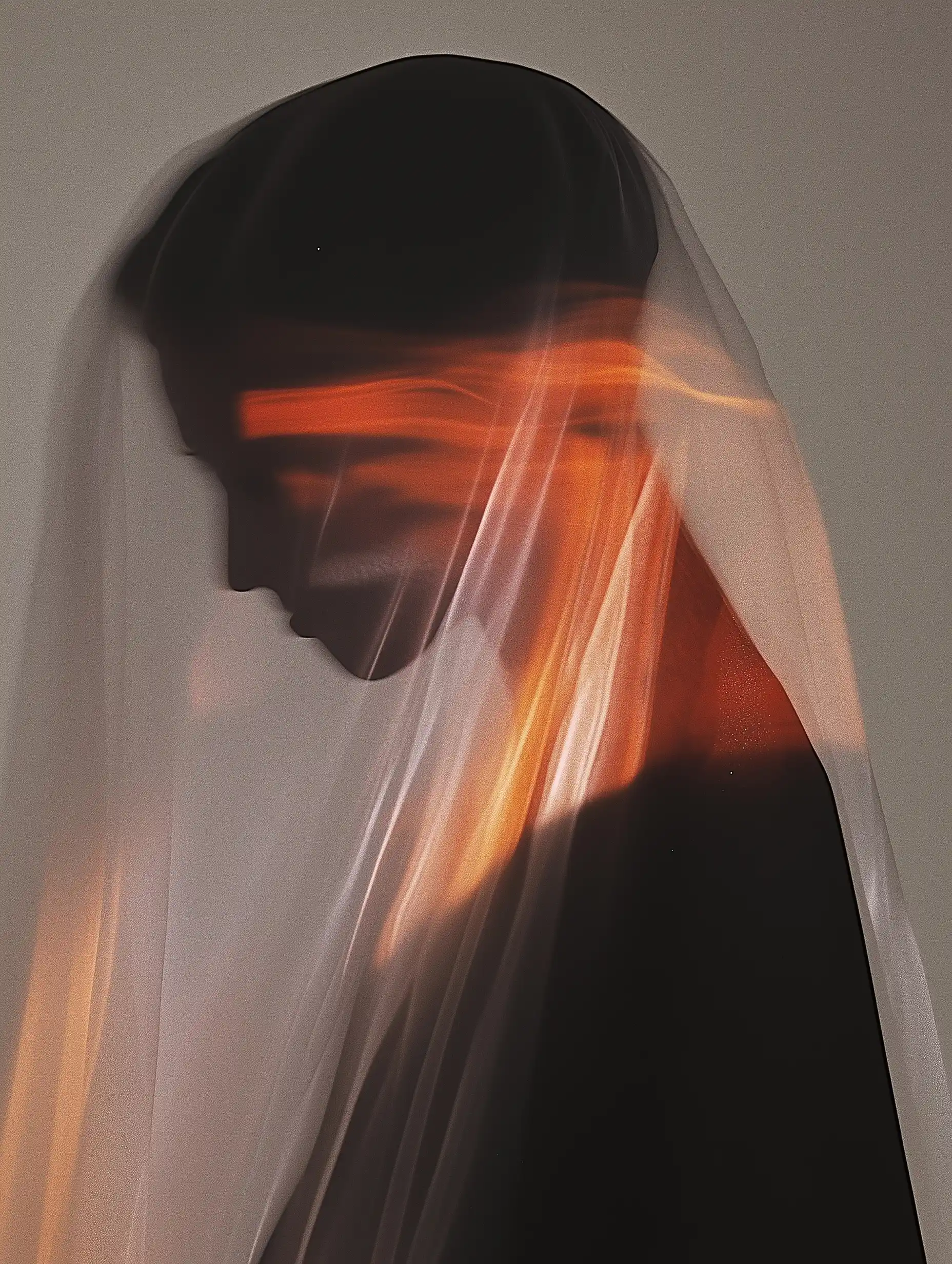 Abstract Mannequin Veiled Portrait