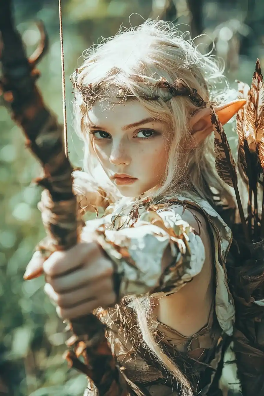 Cosplay Elf in Arena