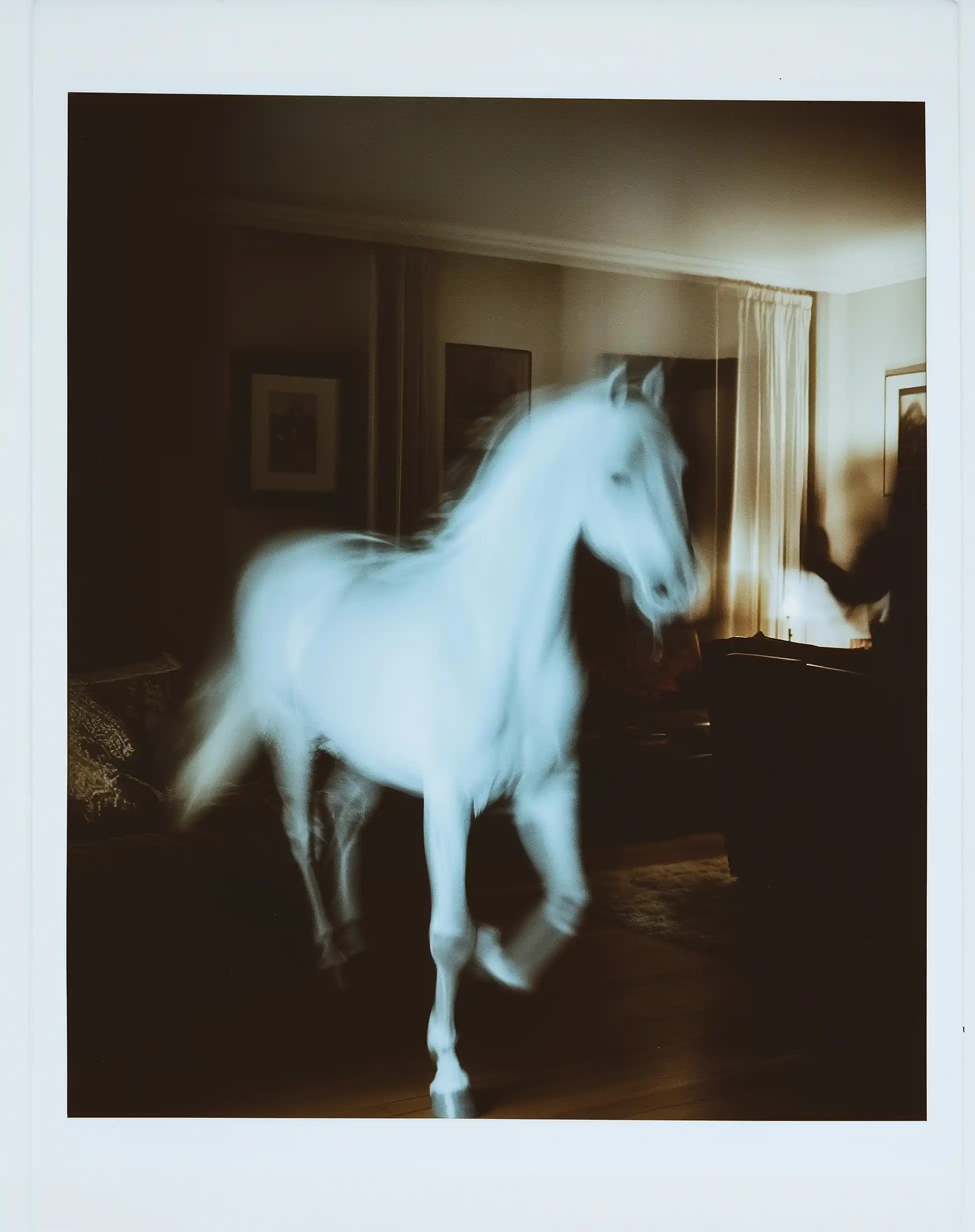Polaroid Horse in Motion