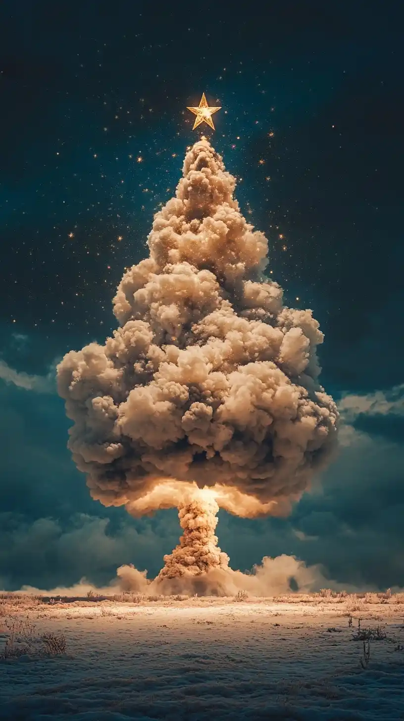 Nuclear Christmas Tree Cloud