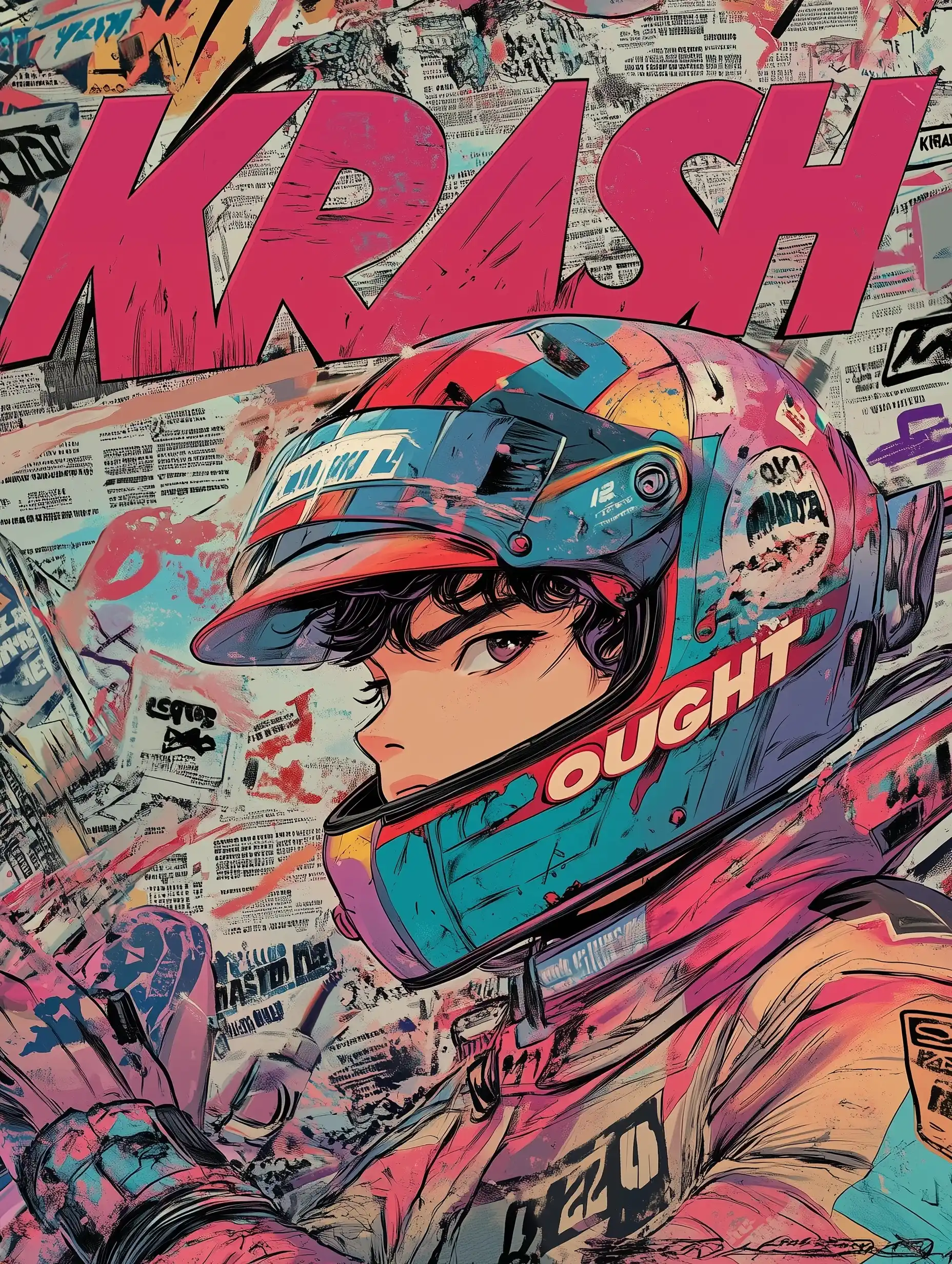 Anime Racing Magazine Cover
