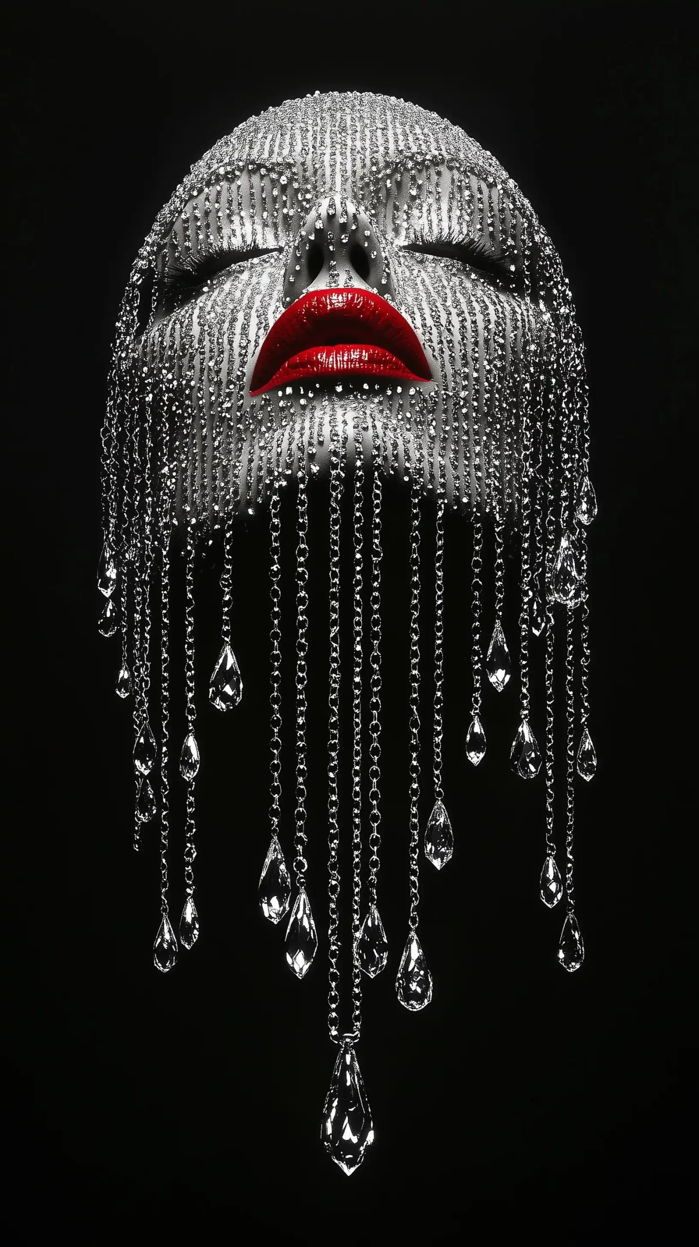 Symmetrical Face with Chains