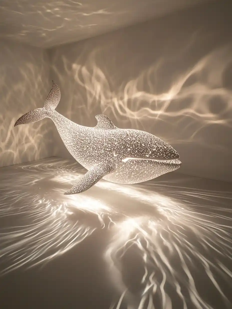 Luminescent Whale Installation
