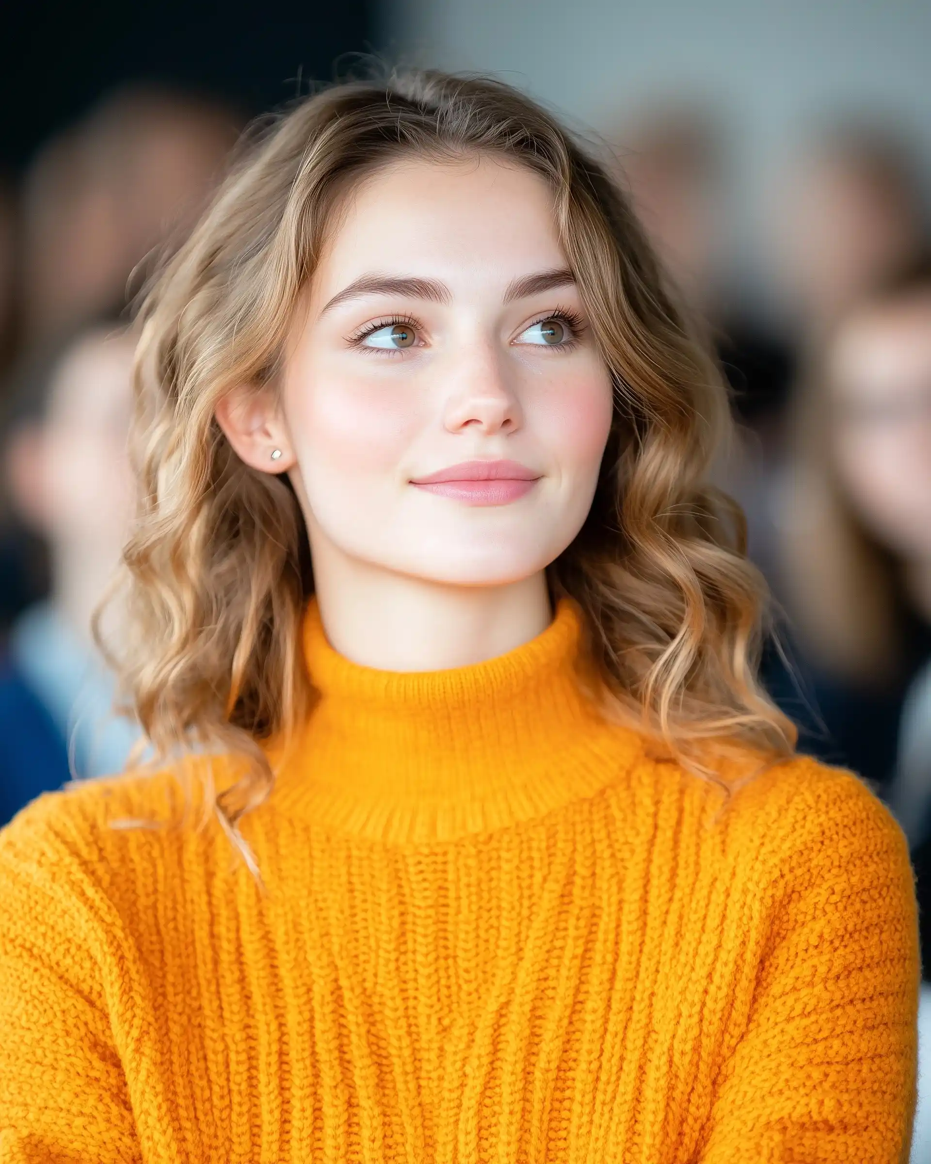 Minimalist Woman in Lecture