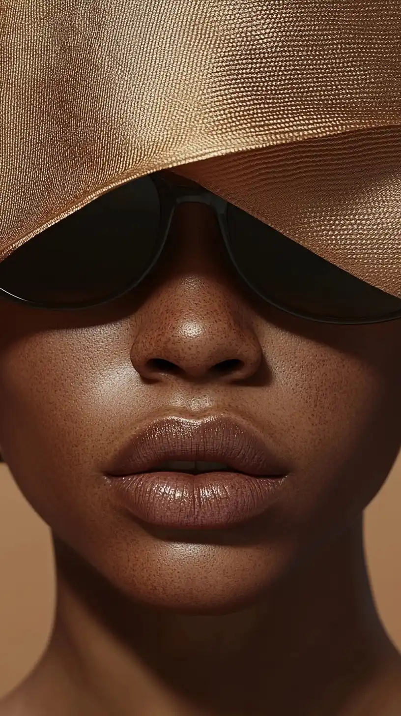 Hyperrealistic Vitiligo Supermodel
