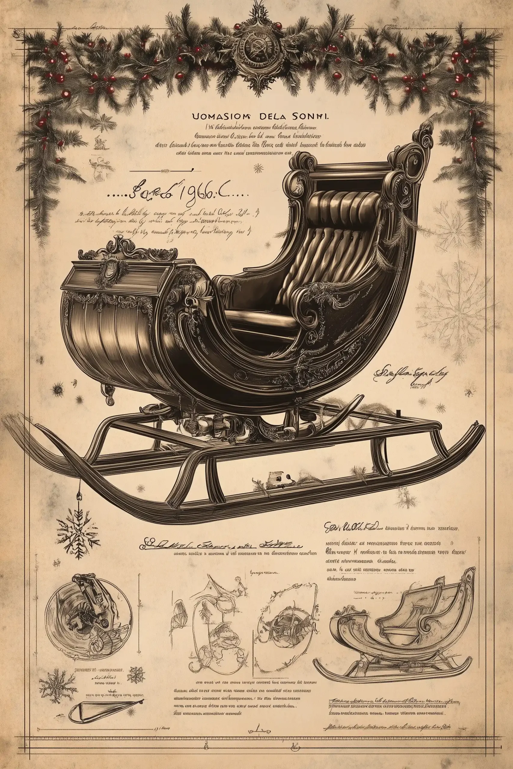 Vintage Sleigh Sales Flyer