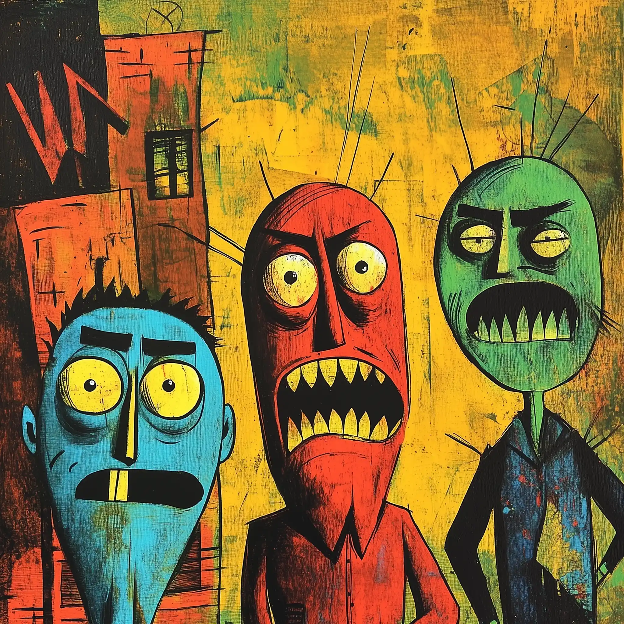 Acrylic Doodles on Canvas