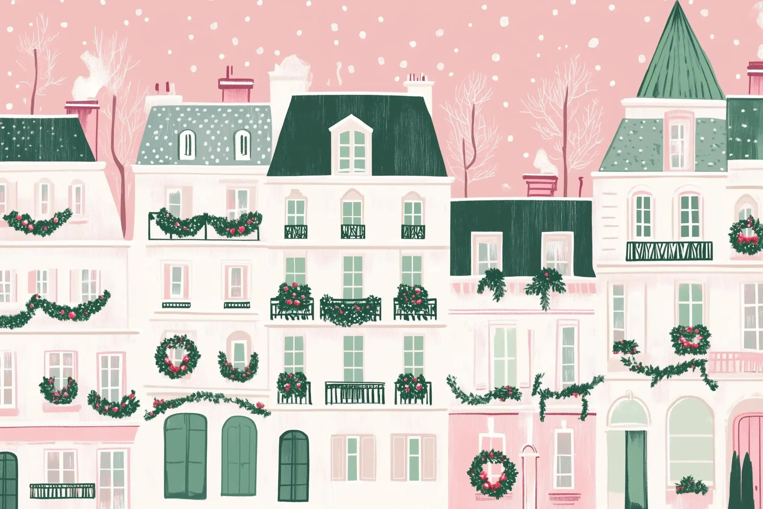 Vintage Parisian Pattern Design