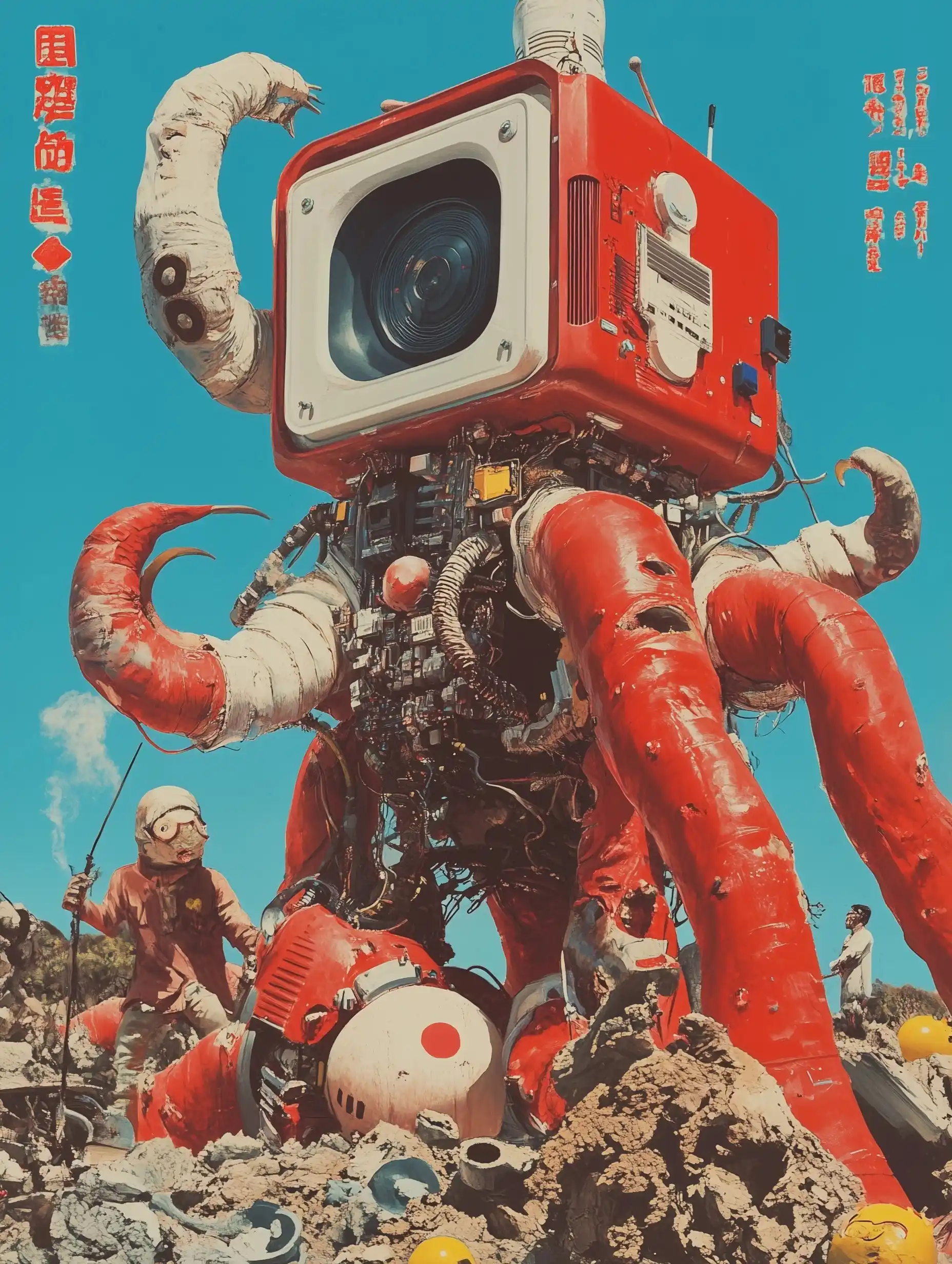 Retro Quantum Computing Poster