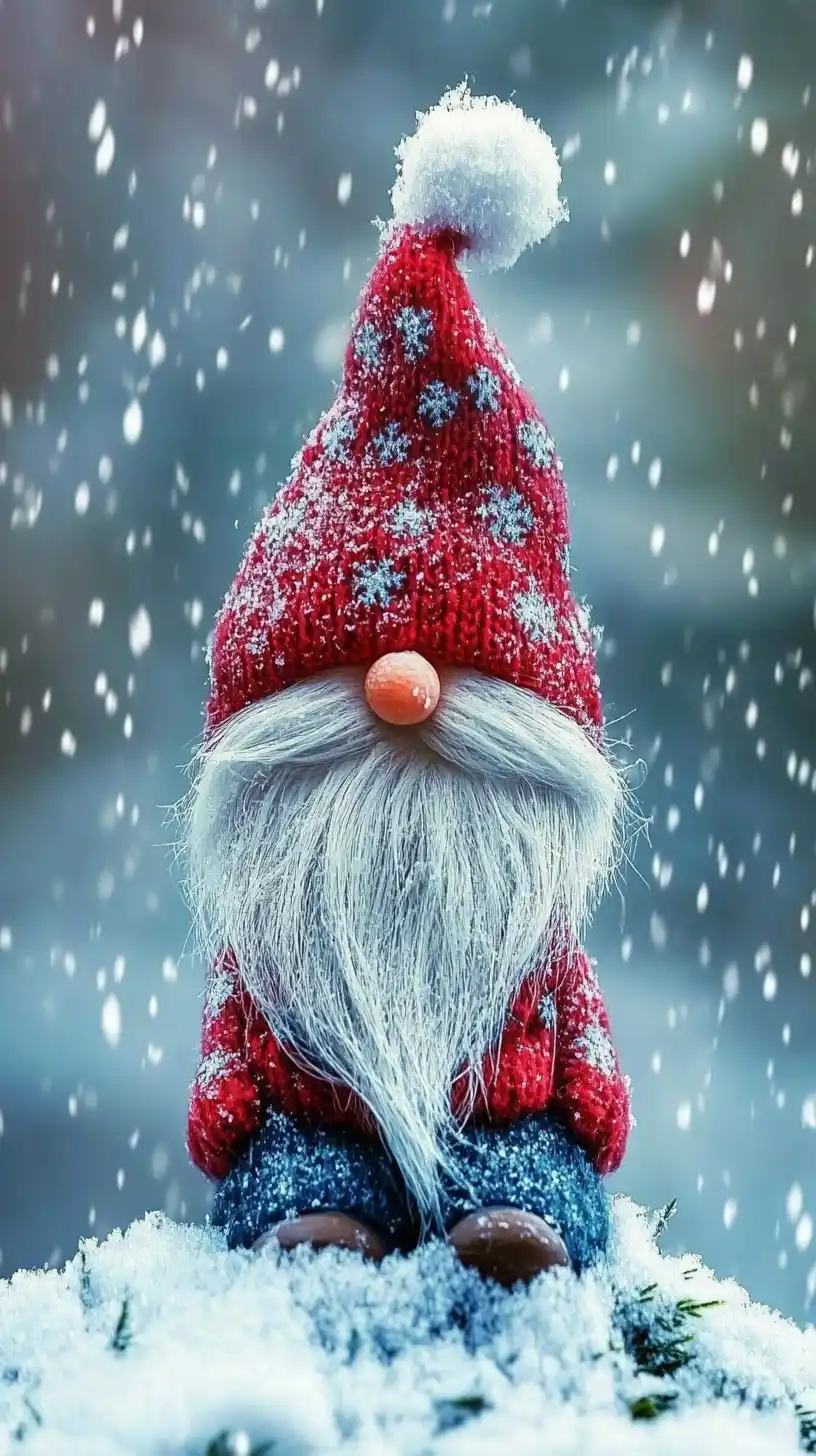 Winter Gnome Illustration