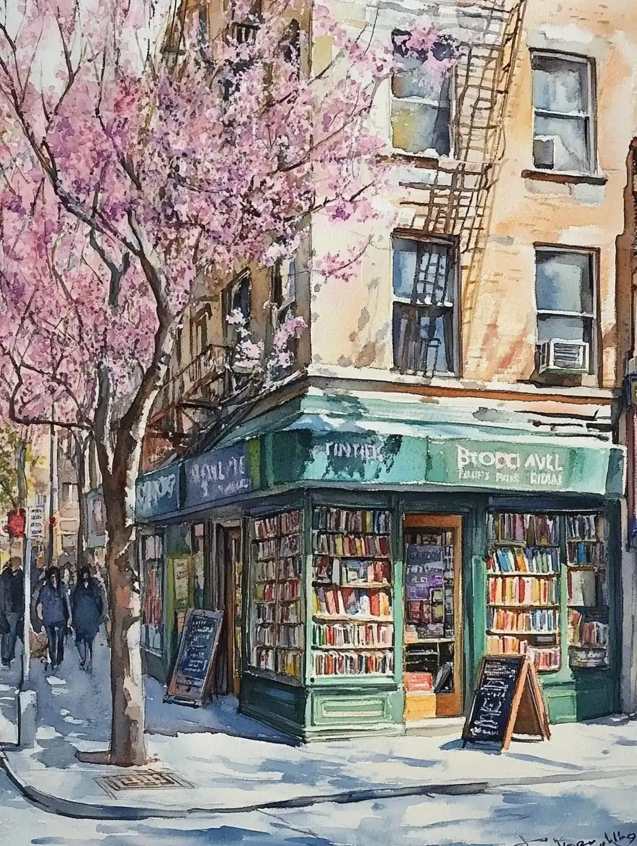 Watercolor Spring in NYC