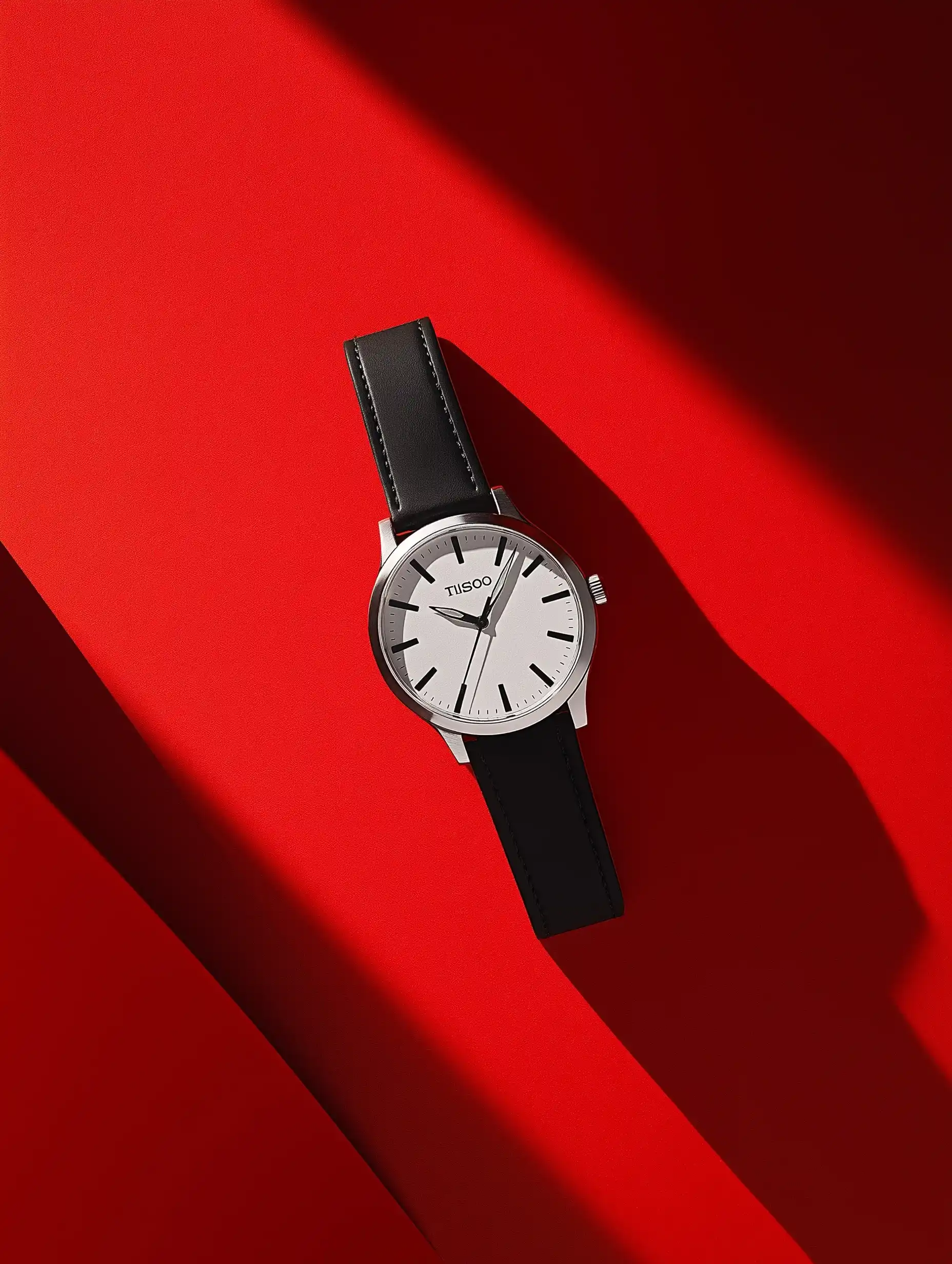 Tissot Watch on Geometric Background