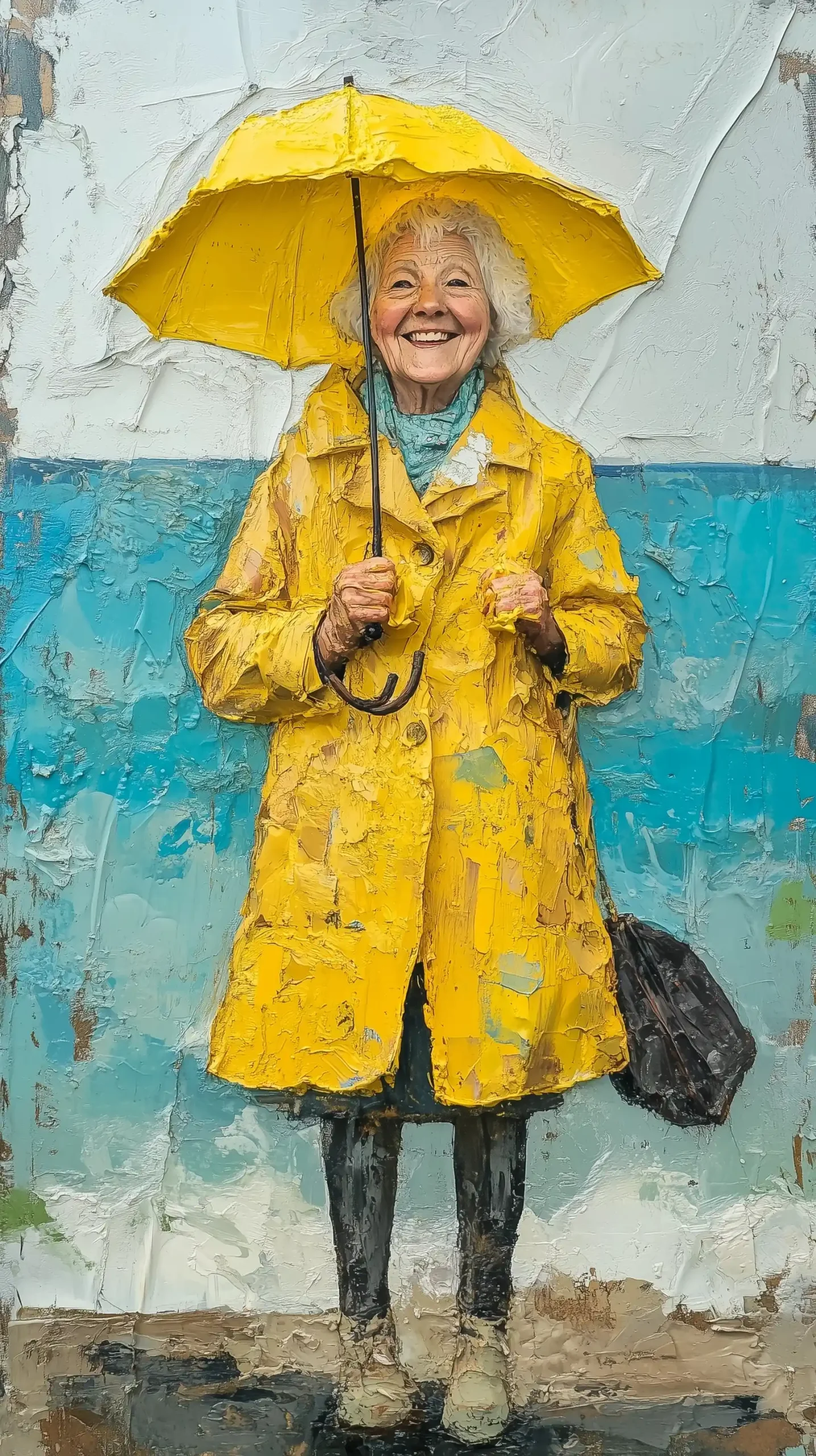 Whimsical Woman by Sea