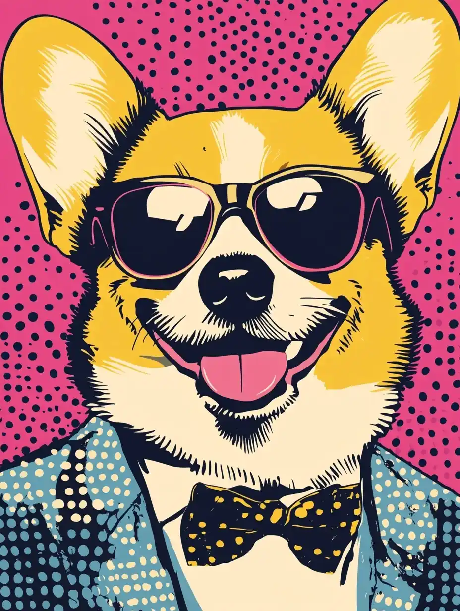 Pop Art Corgis Series