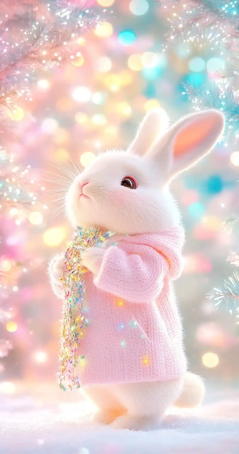Kawaii Rabbit Doll Winter