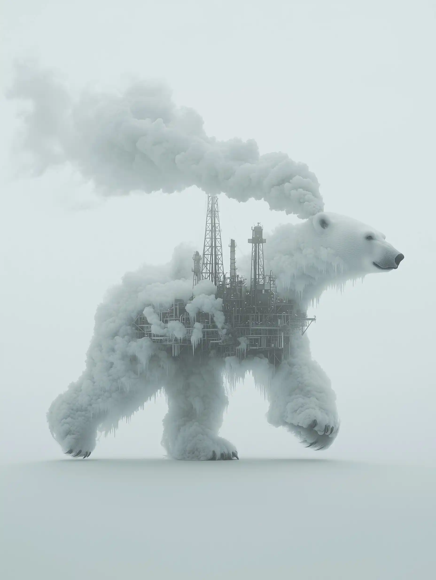 Surreal Ice Bear Photography