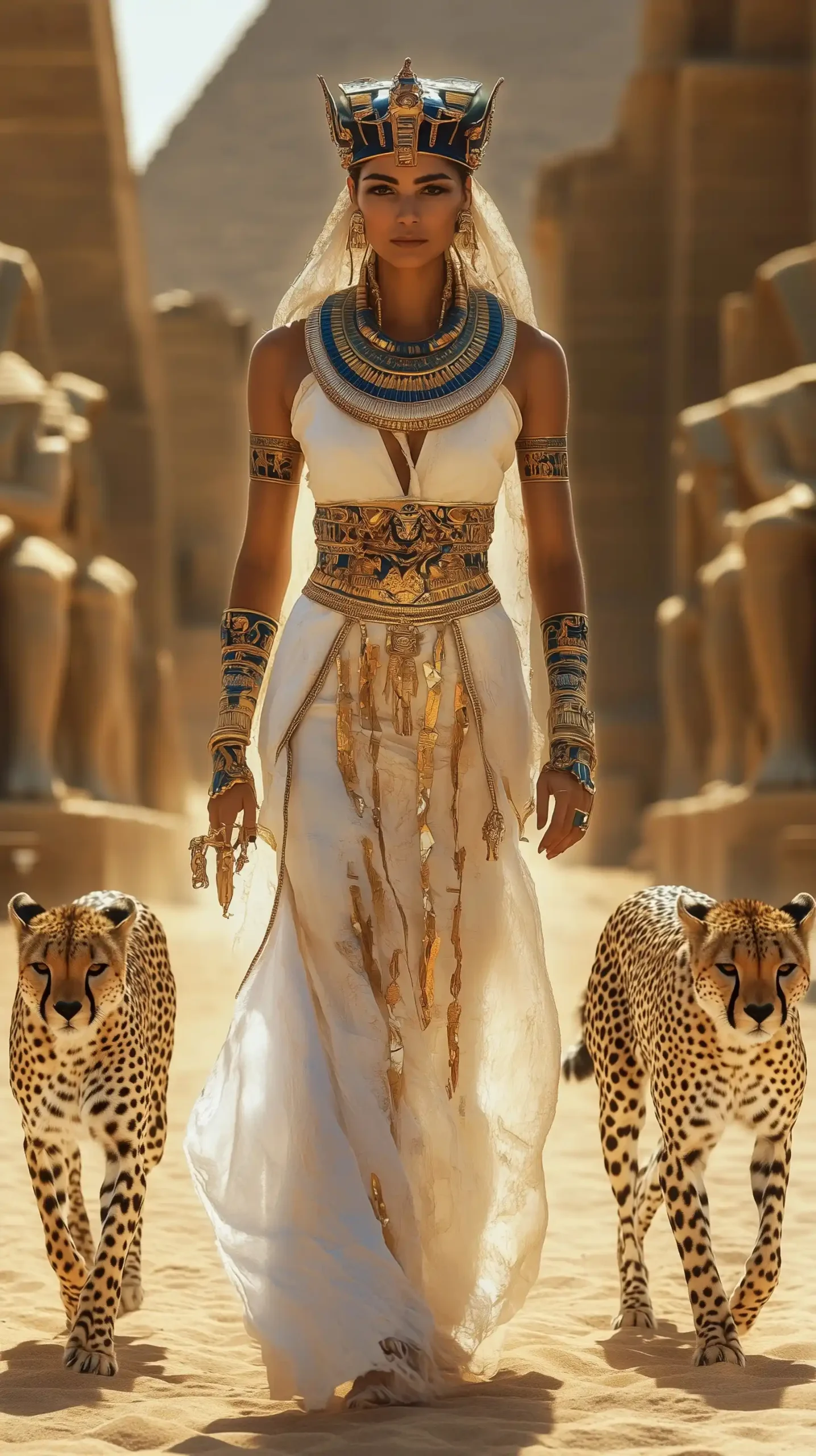 Ancient Queen in Desert