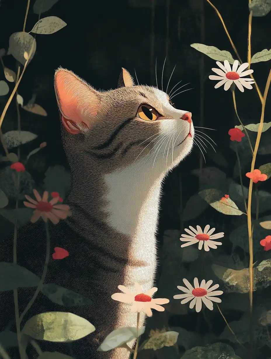 Cats in Barberton Daisy Forest