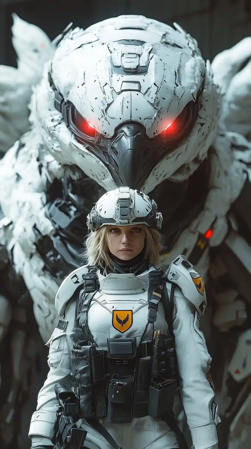 German Soldier vs Mech Bird
