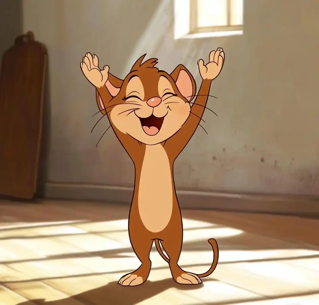 Tom Gymnastics in Cartoon
