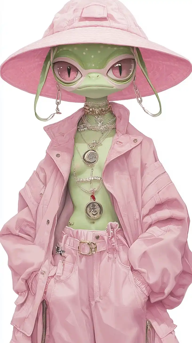 Chubi Girl with Pepe