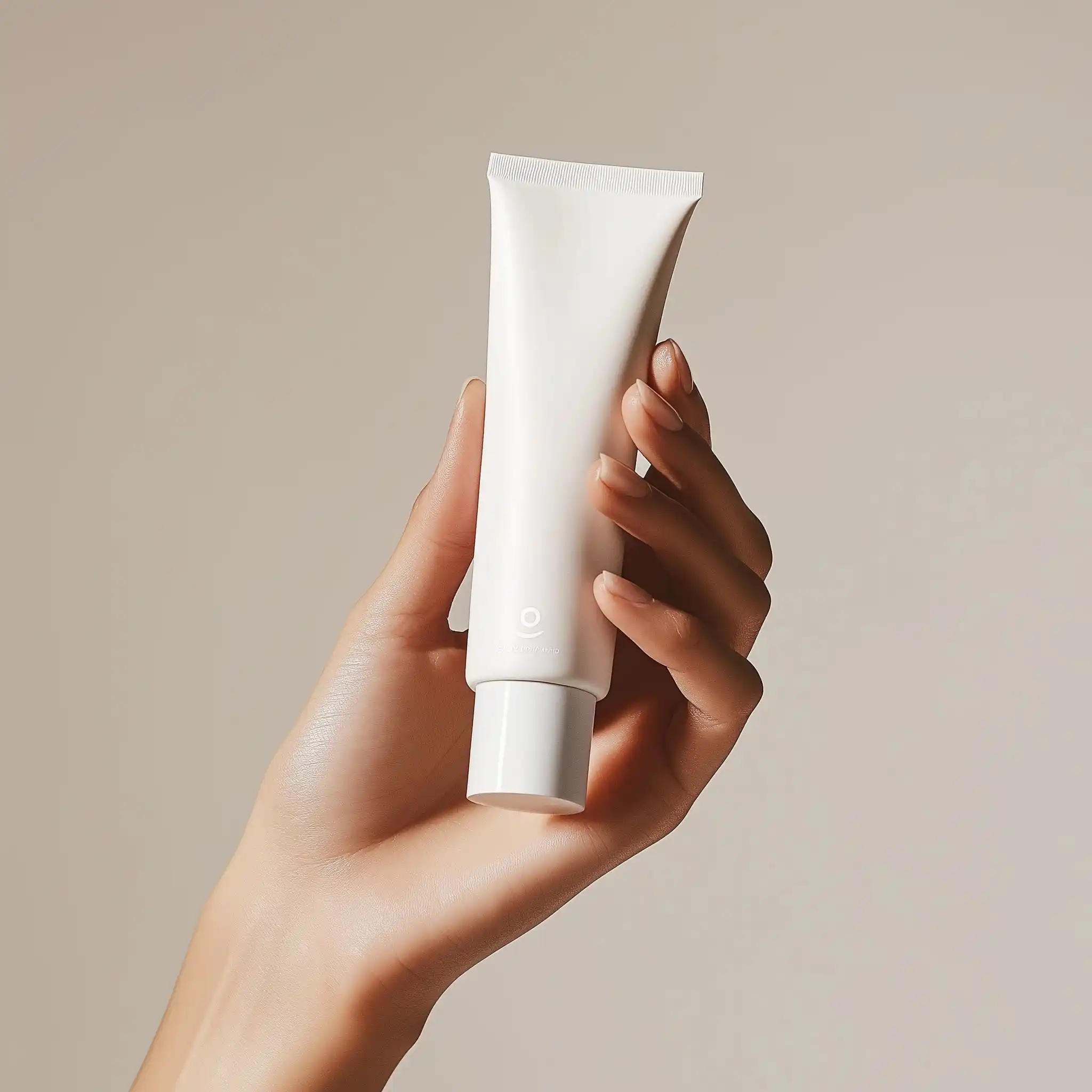 Groomed Hands Holding Moisturiser