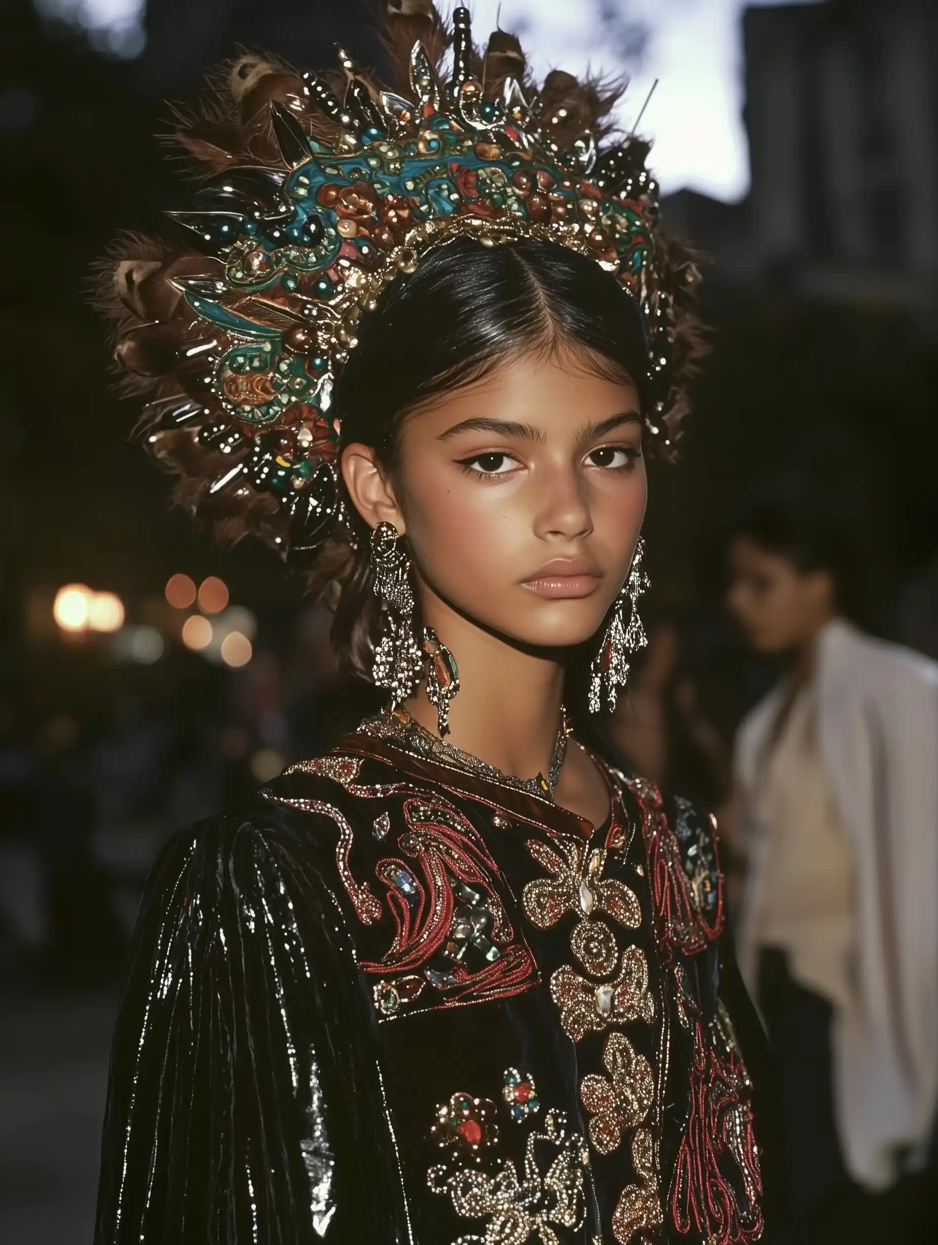 Alebrije Fashion Model Backstage