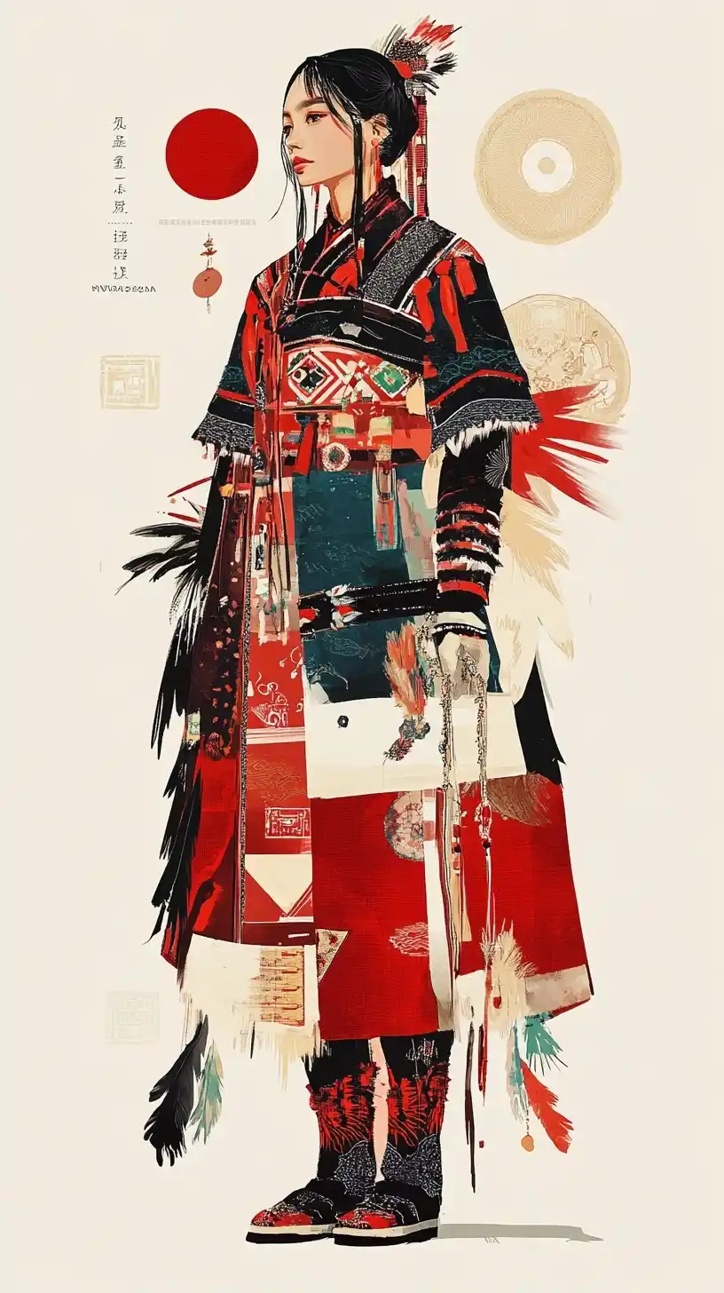 Taiwanese Fashion Evolution Poster