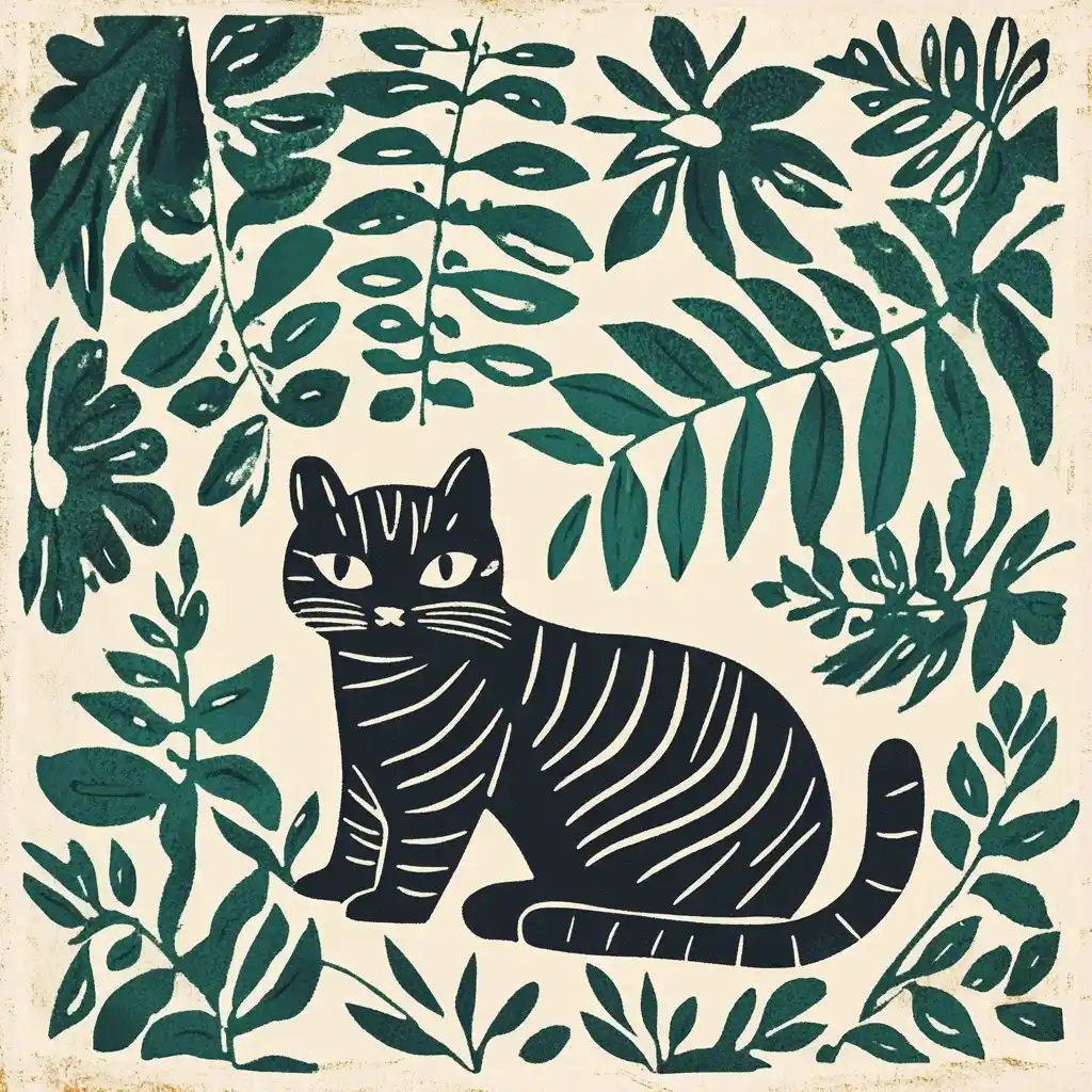 Retro Indian Block Print