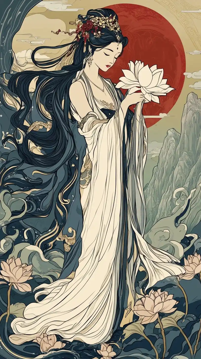 Guanyin in Art Nouveau
