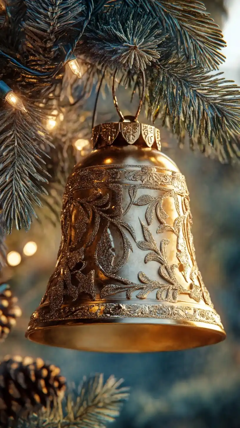 Decorative Christmas Bell Design