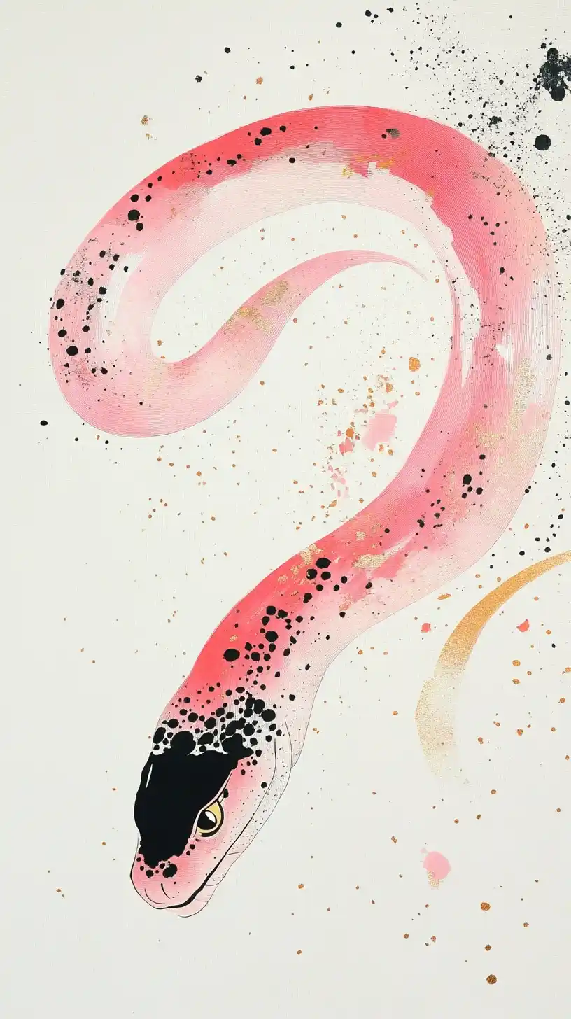 Polka Dot Snake Illustration