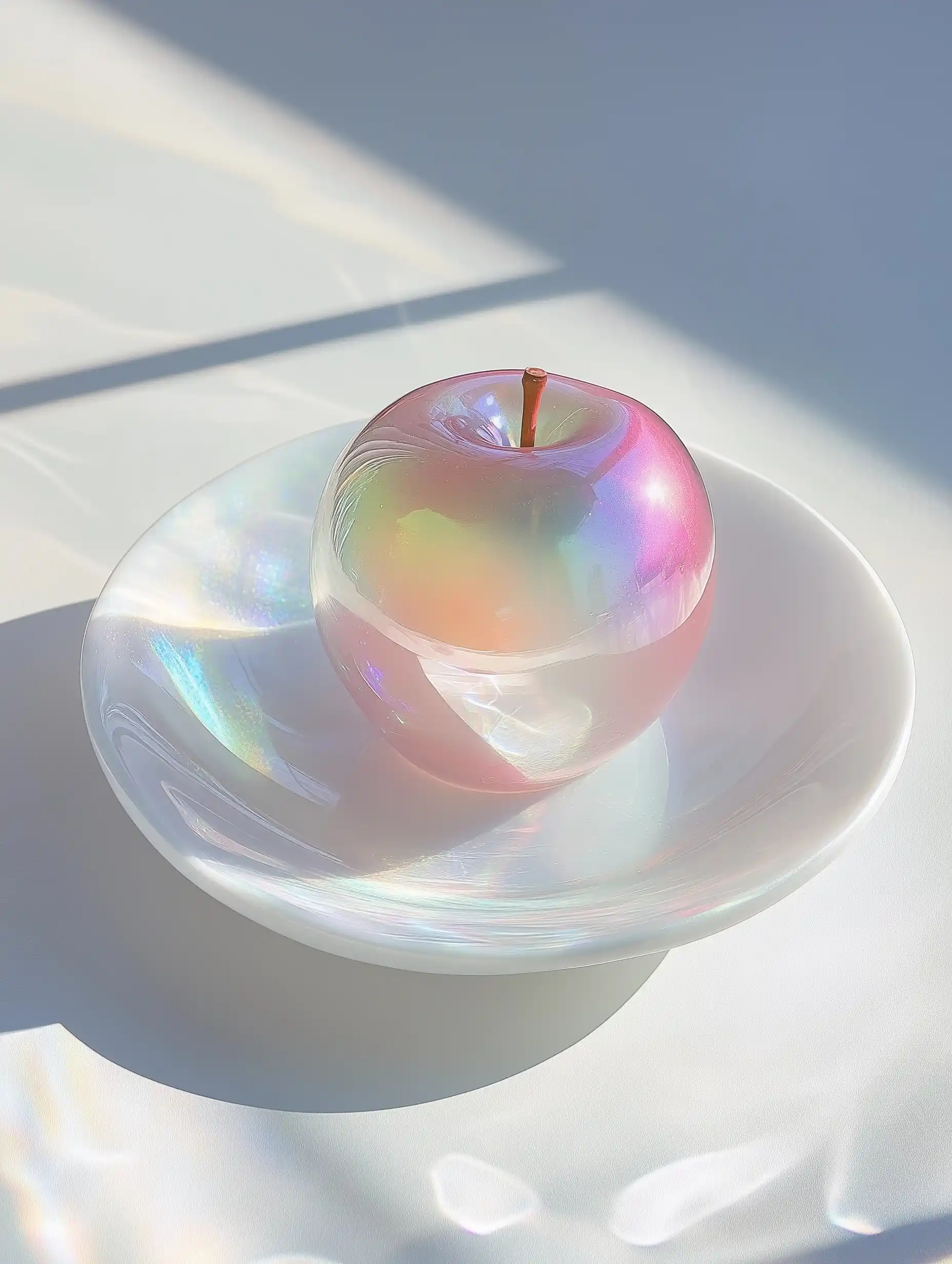 Holographic Apple in Water