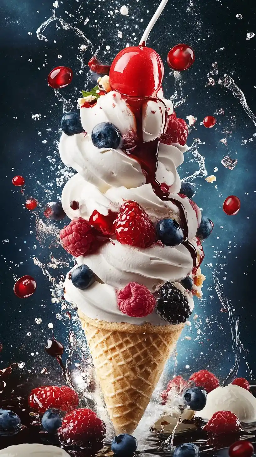 Dessert Poster Illustration
