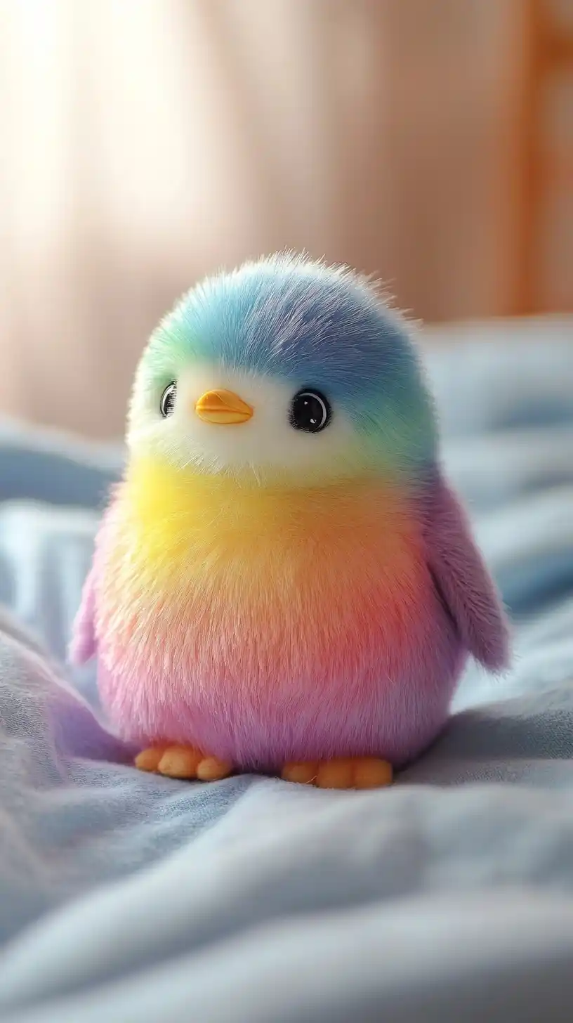 Rainbow Penguin Miniature
